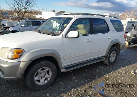 2001 Toyota Sequoia Sr5 V8 z USA, uszkodzony, nr VIN 5TDBT44A21S039200